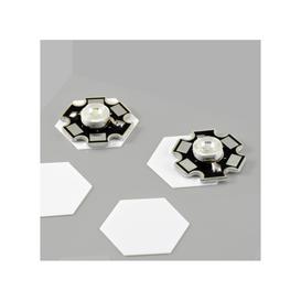 DEL à base étoile 20mm x 20mm 3W  PCB aluminium