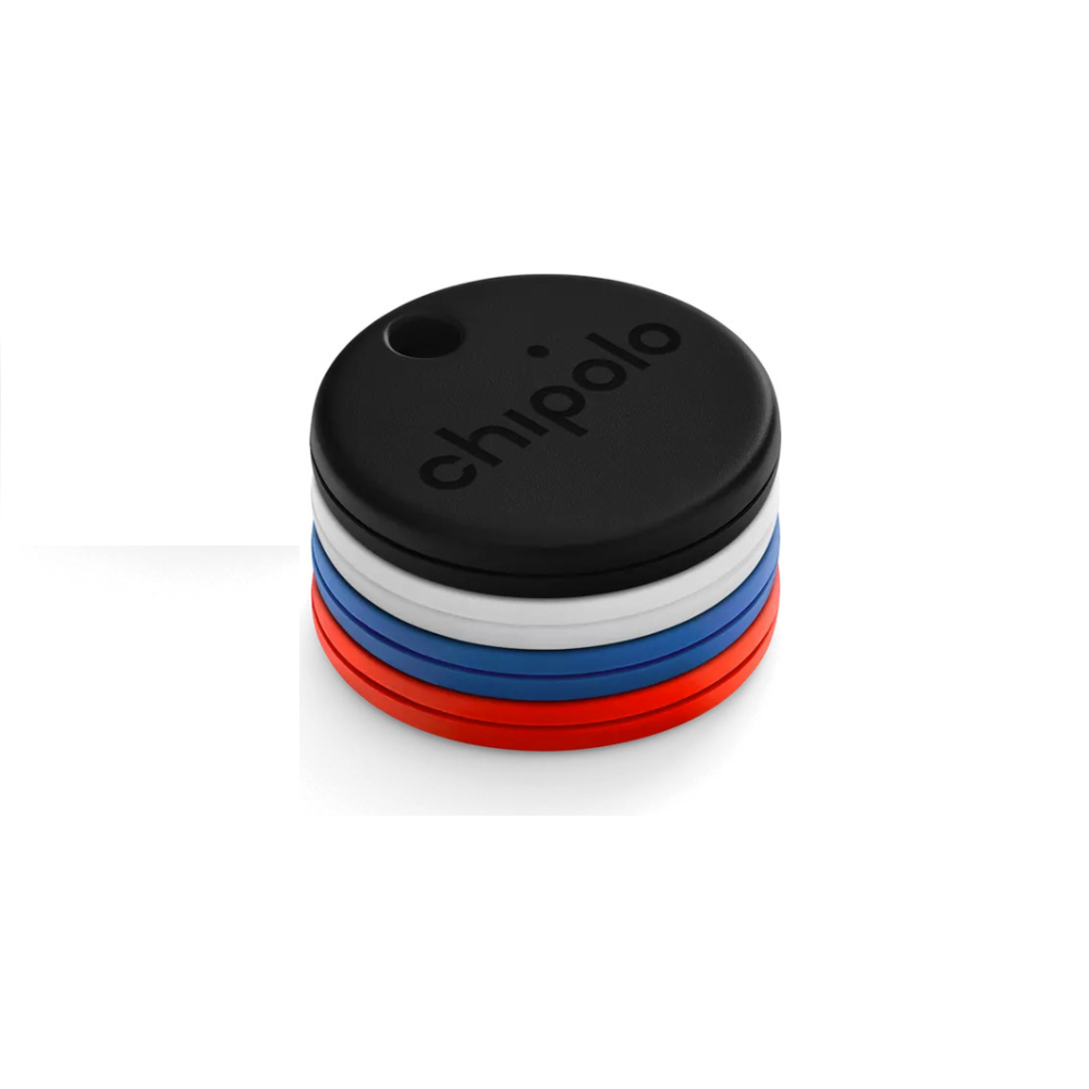Chipolo - One 4 PACK Bluetooth Item Finder White - Black - Blue - Red