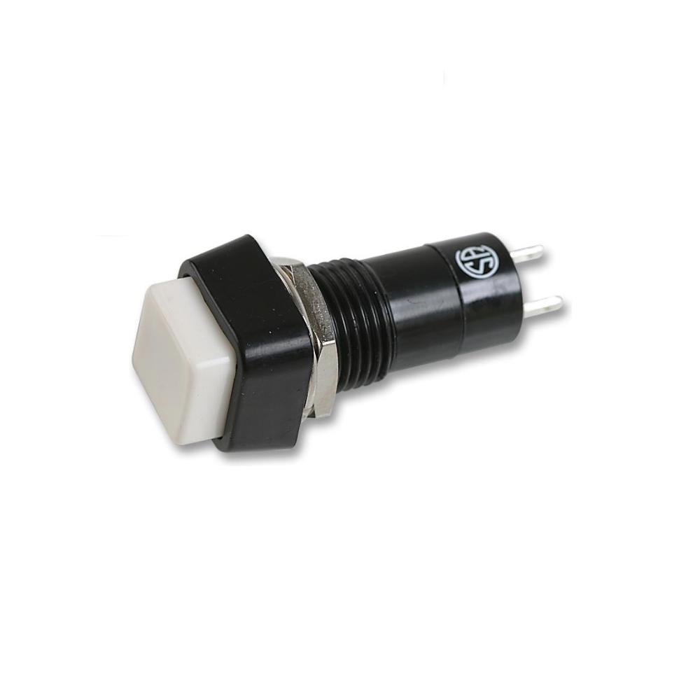 SPST Square Push Button Switch OFF/-/(ON Momentary)