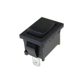 Rocker Switch SPDT On-On Black Panel Mount 10A