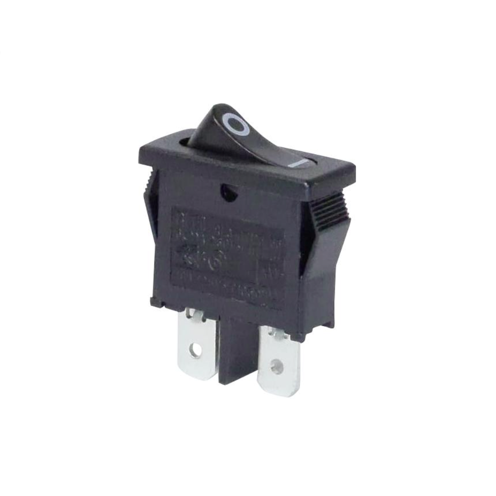 Interrupteur à bascule SPST On-Off noir pour montage sur panneau 10A -  Électronique