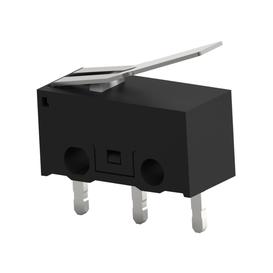 Microrupteur Ultra Subminiature levier coudé SPDT PC Pin 100mA 30V