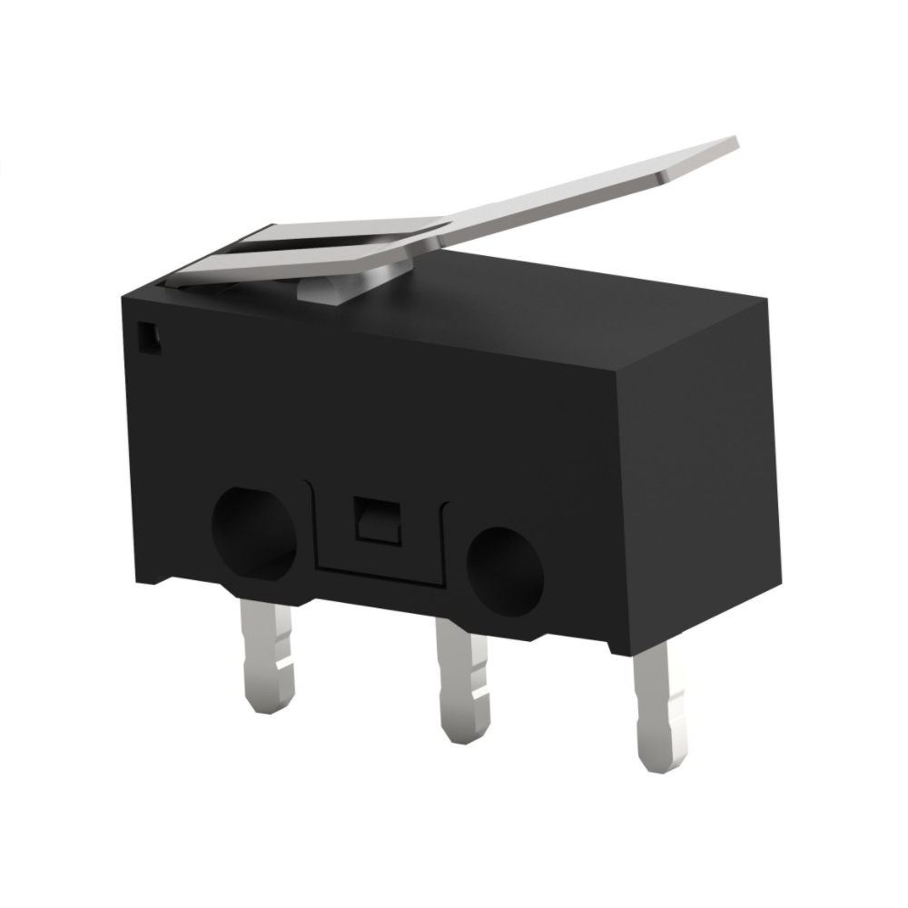 Microswitch Ultra Subminiature Bend Lever SPDT PC Pin 100mA 30V