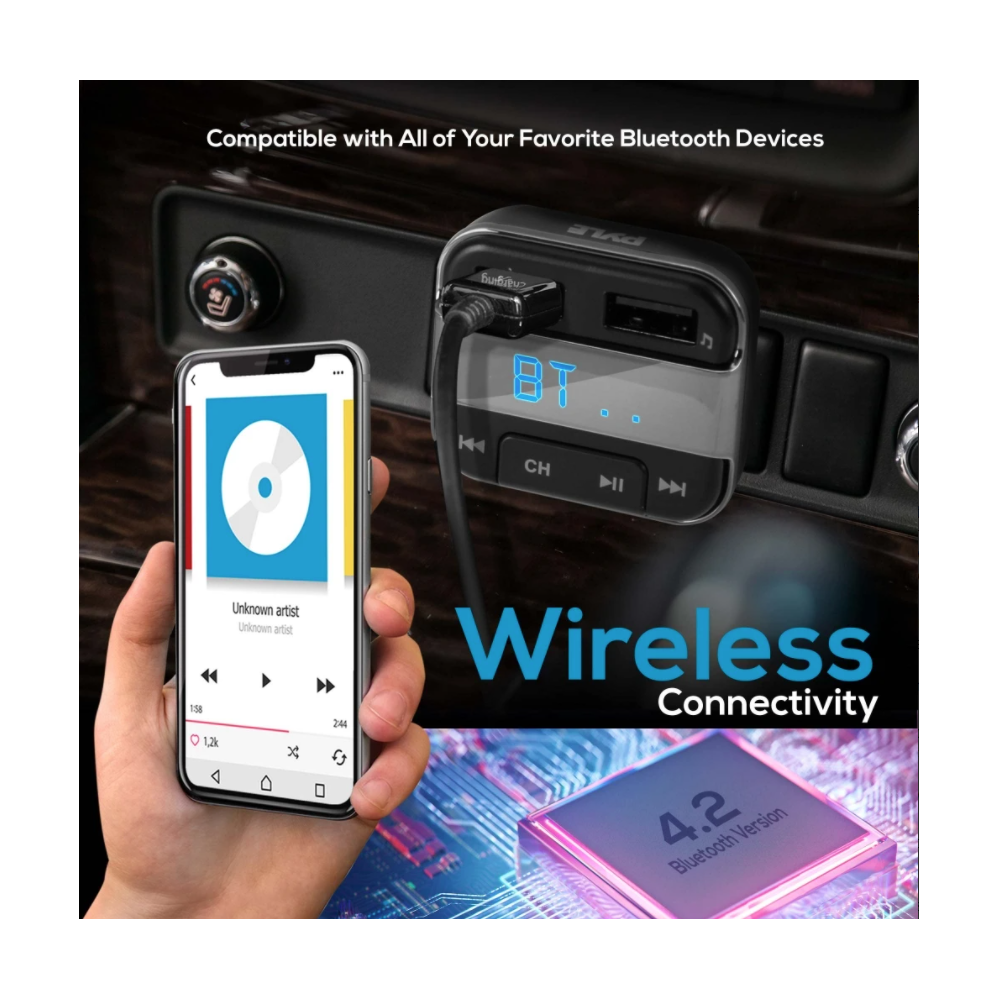 Wireless BT Audio Streaming Car Kit