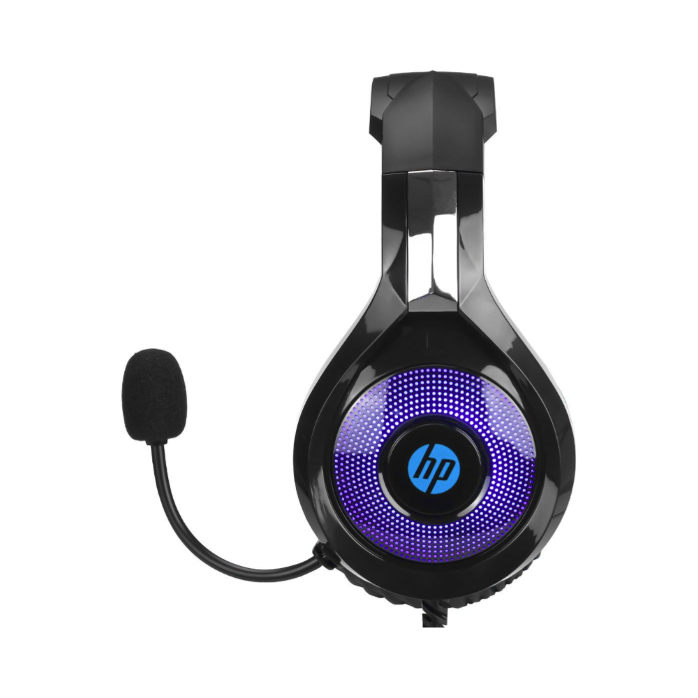 DHE-8010 Casque de jeu stéréo HP pour PC PS4 Xbox One Câble de 2m