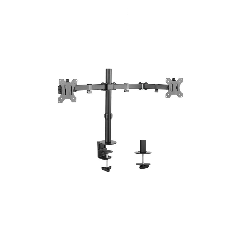 DM340 Dual Monitor/TV Desk Stand 13-32 