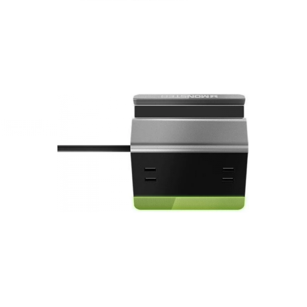 123087-00 Monster Power Fast Charging Station With 4 USB Ports