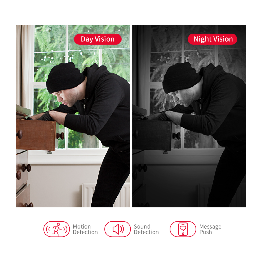 Foscam R2M 2MP Dual-Band Wi-Fi Smart Caméra d'Intérieur