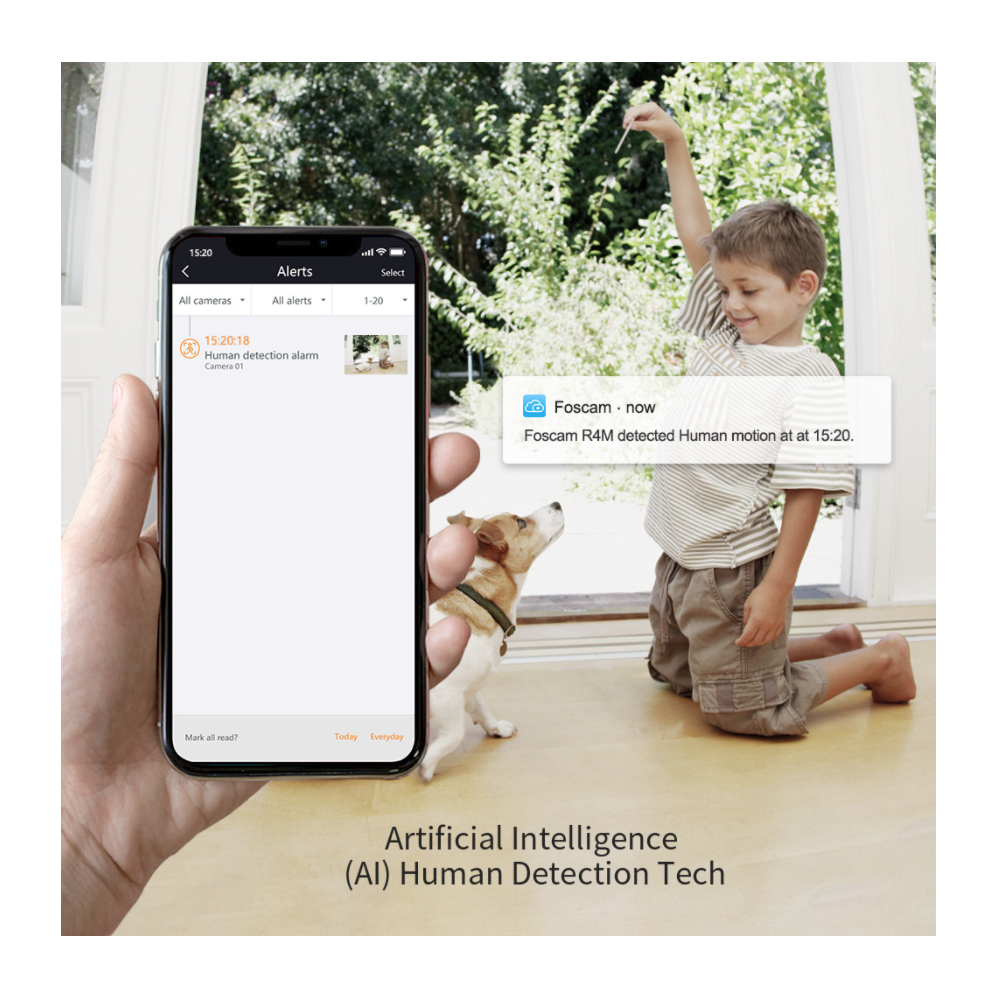 Foscam R4M 4MP Dual-Band Wi-Fi Smart Indoor Camera