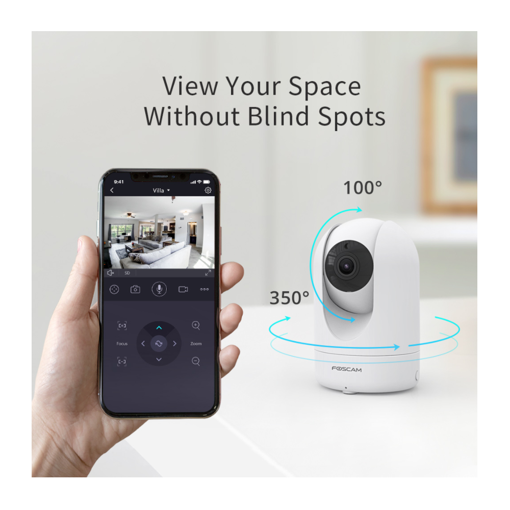 Foscam R4M 4MP Dual-Band Wi-Fi Smart Indoor Camera