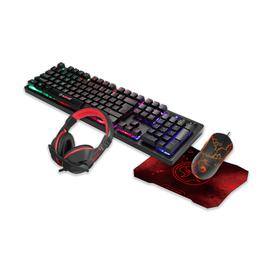 Marvo CM409 4-in-1 Gaming Combo Set Wired Keyboard Mouse Headset and MousePad