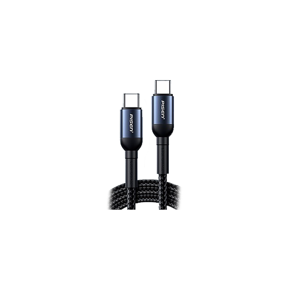 PISEN TC05-2000 Câble de données Type-C à Type-C Wine Glass Style 60W 2 Mètres