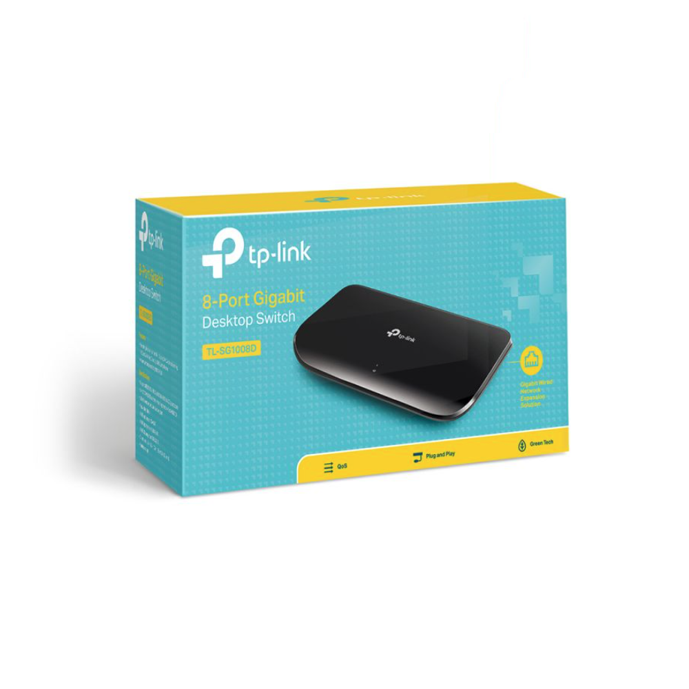 Commutateur de bureau Gigabit à 8 ports