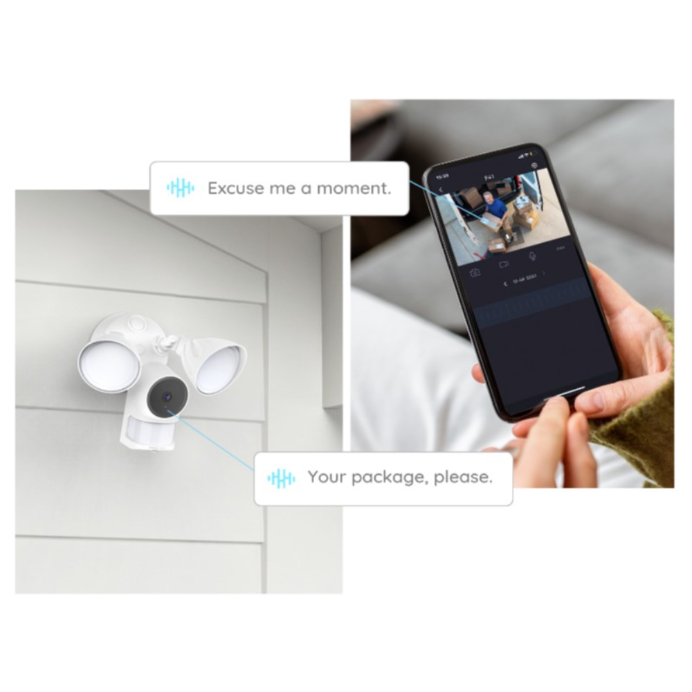 Foscam F41 Caméra projecteur IP Quad HD Dual-Band Wi-Fi PIR