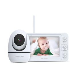 Moniteur pour bébé Foscam avec caméra à distance Pan-Tilt-Zoom et écran LCD de 5 pouces