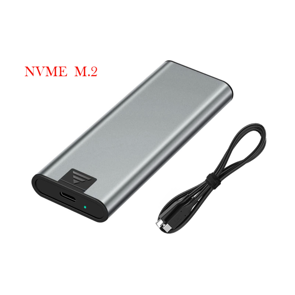 Portable M.2 NVME to USB3.1 Type-C GEN2 10GBPS Enclosure