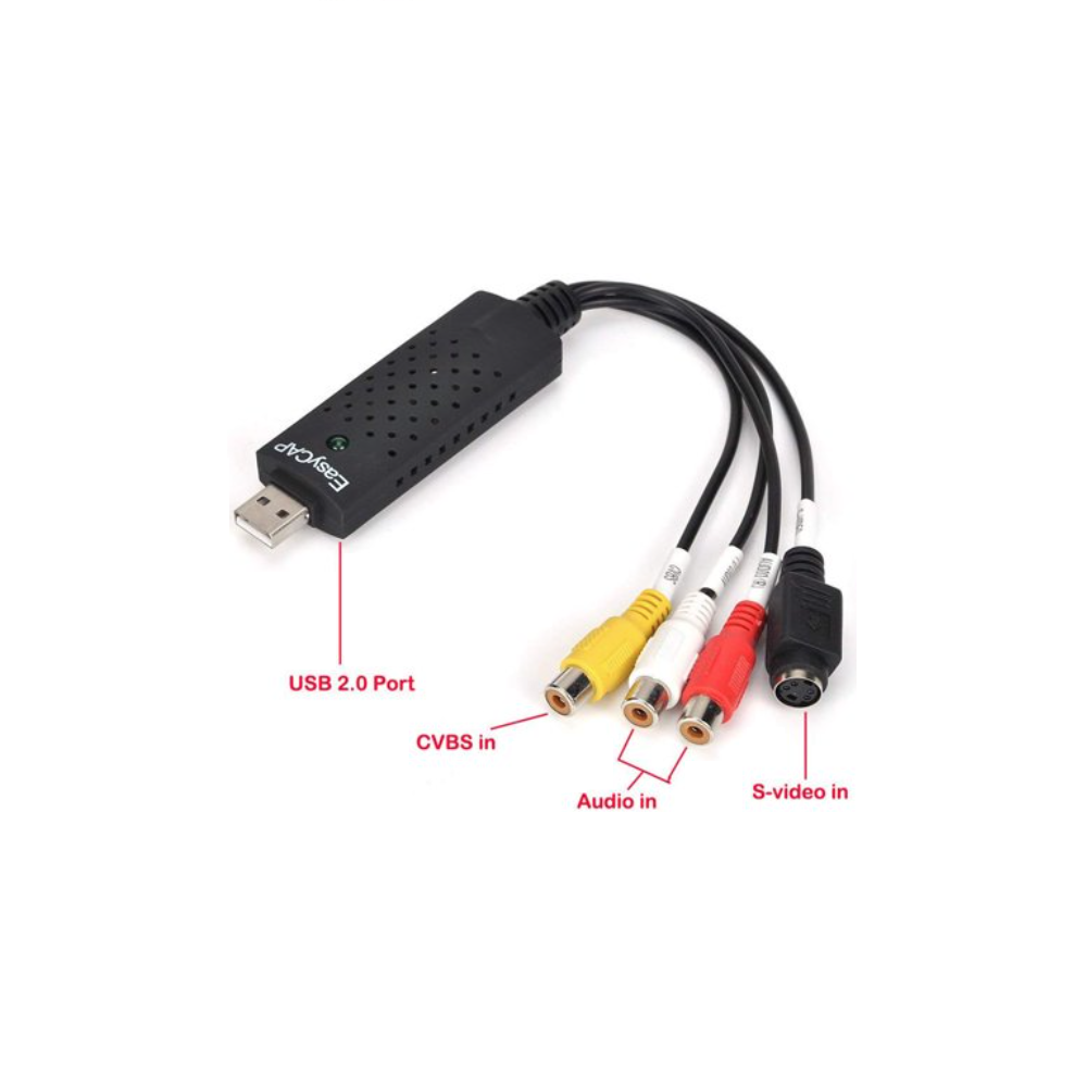 EasyCAP USB 2.0 Adaptateur de câble Carte d'acquisition audio-vidéo - Audio- Vidéo