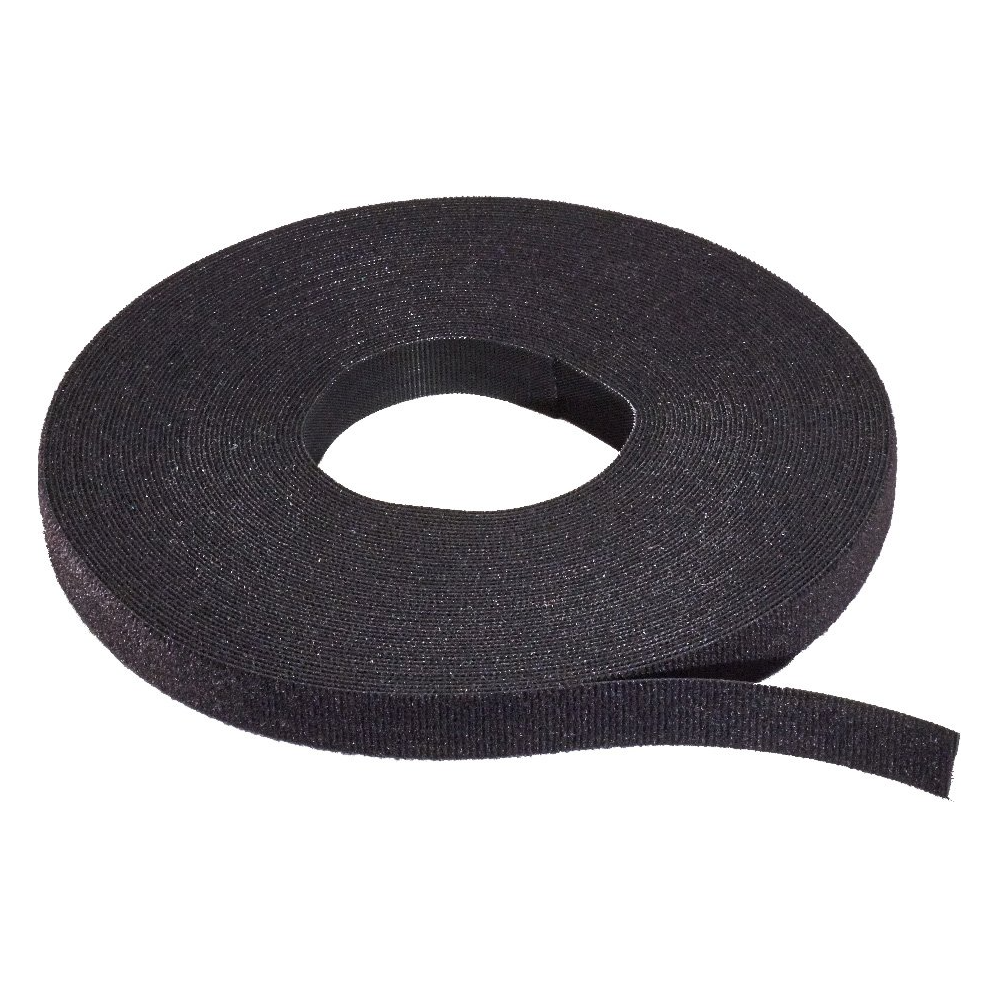Rip-Tie 1/2 x 8 Inch Perforated RipWrap 225 Piece Roll (Black)