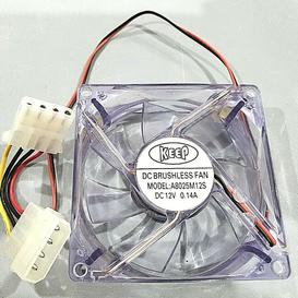 Ventilateur 12 VDC pour Boitier PC 8cm