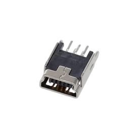 USB - Mini B USB 2.0 Receptacle Connector 5 Position Through Hole