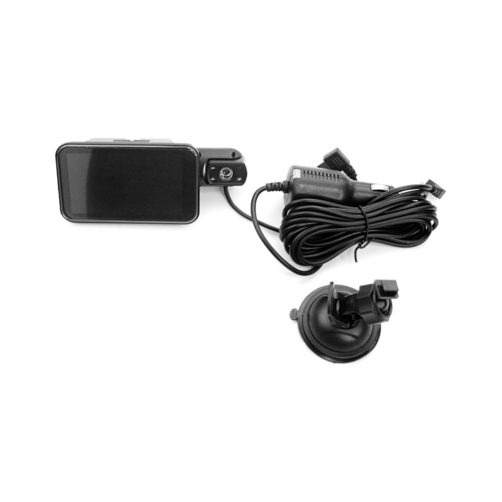 Caméra de bord FHD 1080P 2 x Objectif de caméra Vue à 170 degrés Écran IPS 3 pouces Enregistreur de voiture