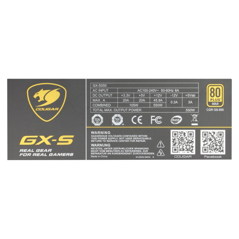 Alimentation Compacte GX-S550