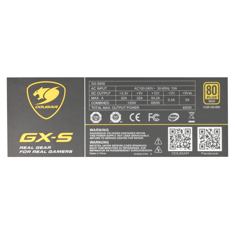 Alimentation Compacte GX-S650