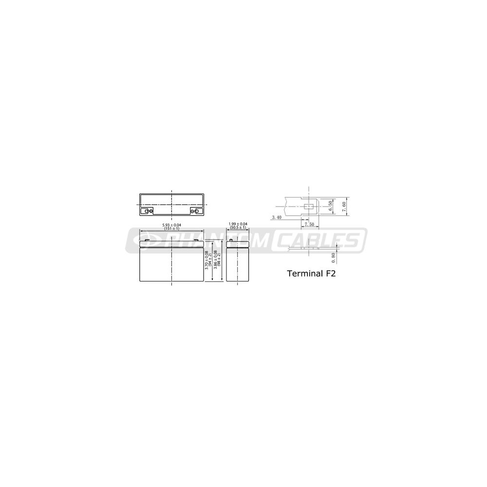 6V 12A Battery