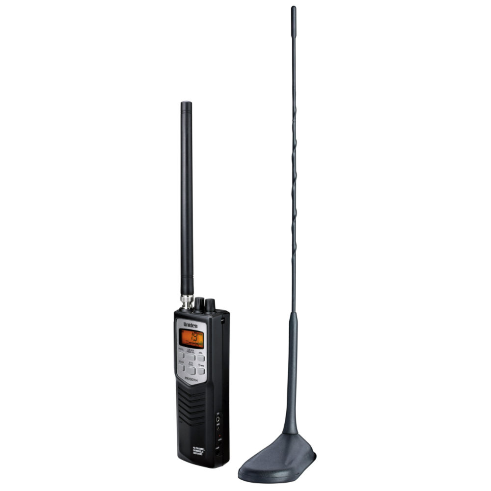 PRO501TK Radio CB portable PRO501TK 40 canaux avec 10 canaux météo NOAA et  antenne à montage magnétique - Audio-Vidéo