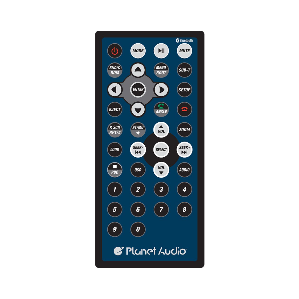 PLP9628B Planet Audio Double-DIN DVD Player Touchscreen Bluetooth 6.2