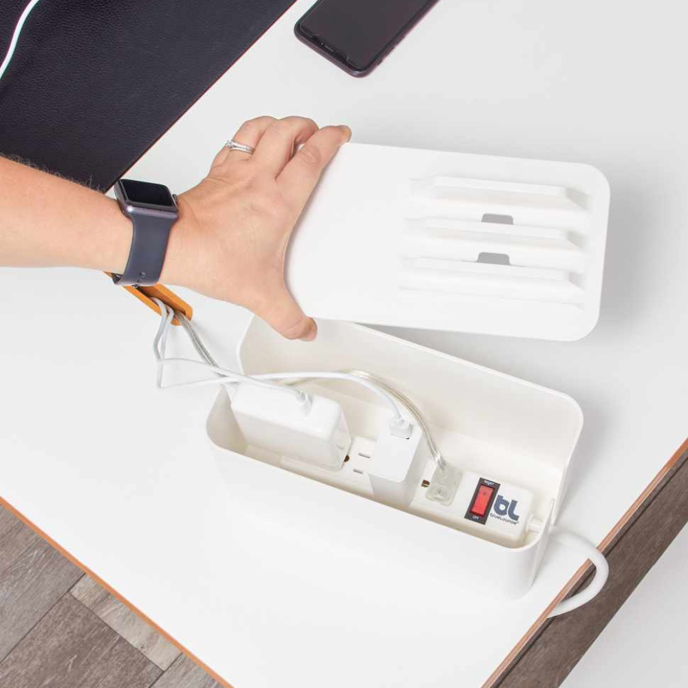 Bluelounge - CableBox Mini Station Blanc