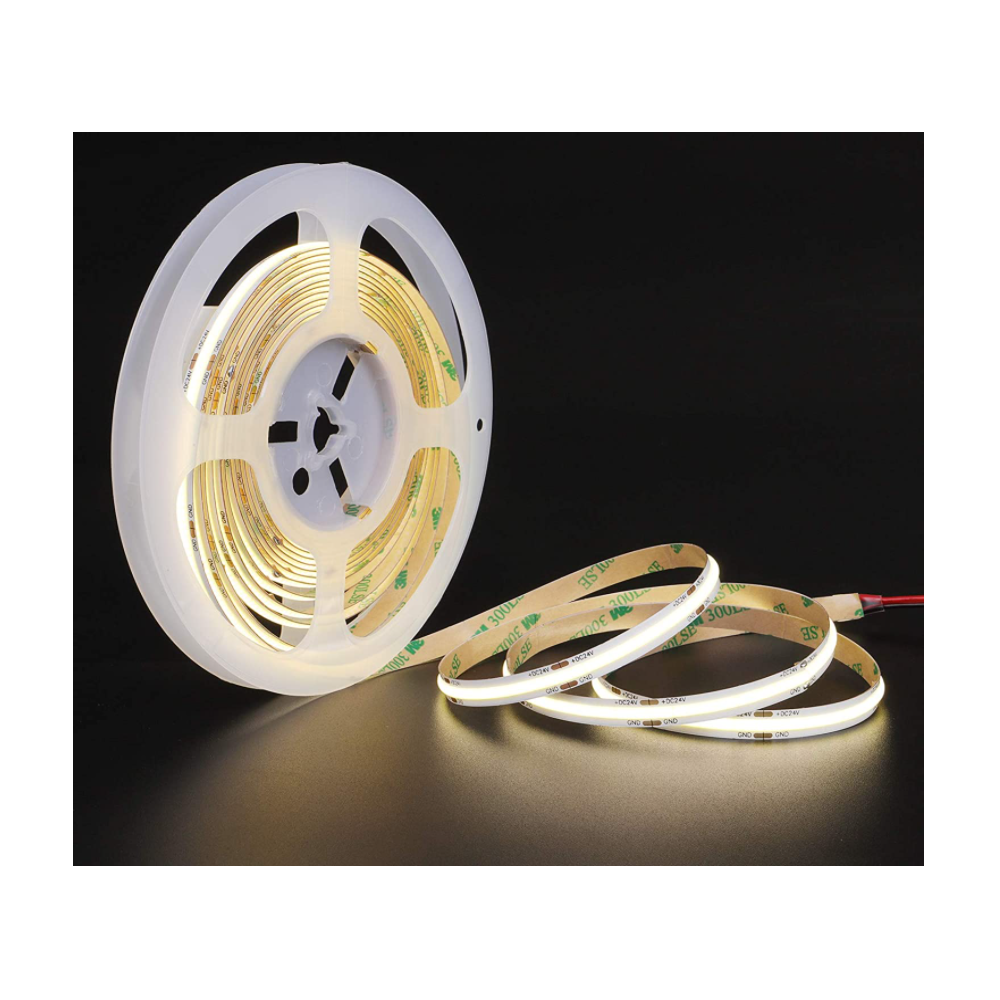 LED COB 5 Meters Strip 24 VOLT IP22 - White