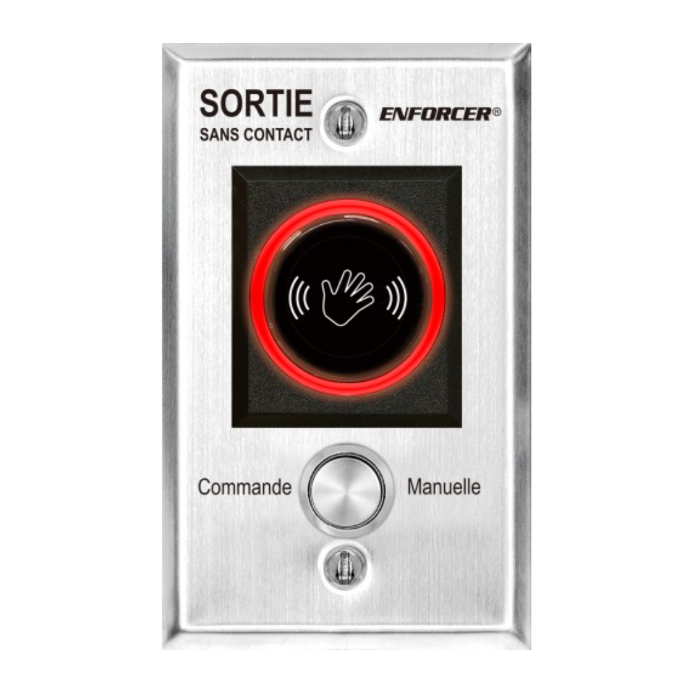 Capteur Wave-To-Open avec bouton de commande manuelle - Français