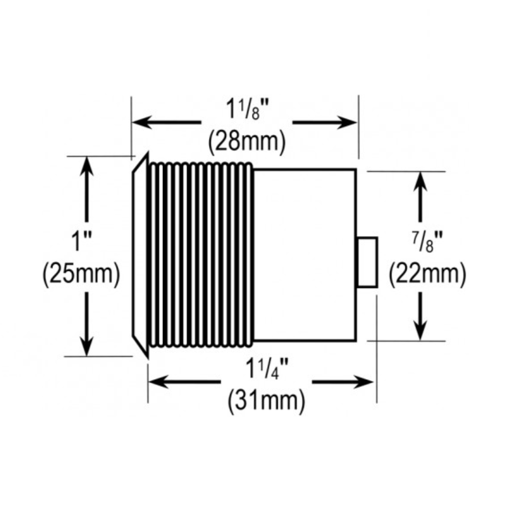 Détecteur de proximité à infrarouge 22mm Acier inoxydable