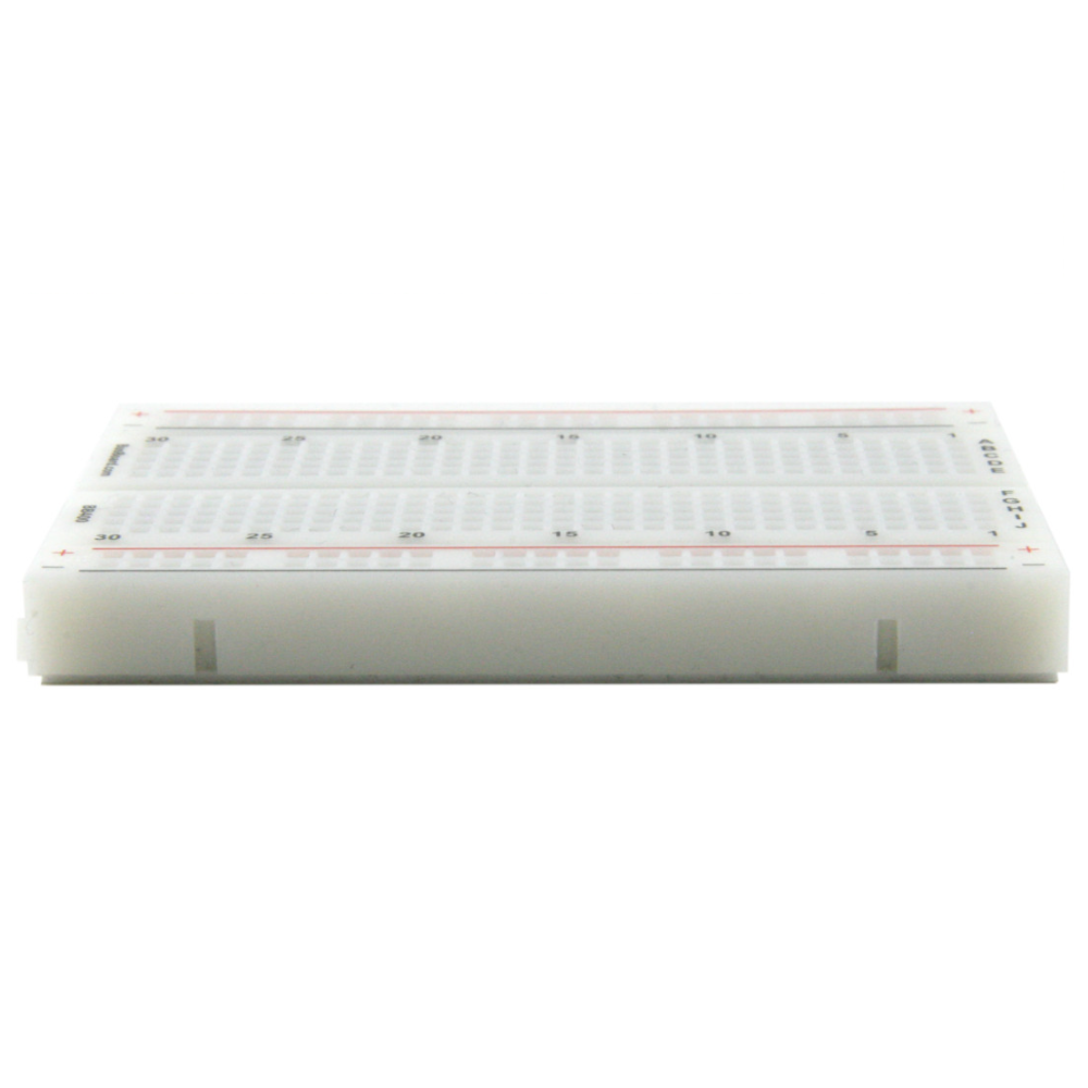 Carte BreadBoard sans soudure à 400 points de connexion avec rails d'alimentation 84 x 54.3 x 8.5mm