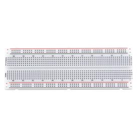 Carte BreadBoard 830 tie-point sans soudure avec rails d'alimentation 165.1 x 54.6 x 8.5mm