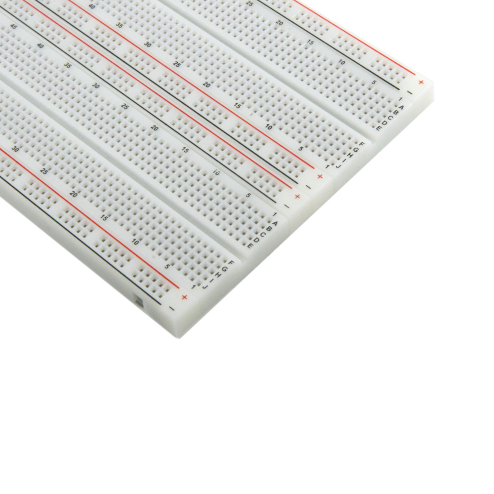 1660 tie-point Solderless Plug-in BreadBoard with power rails 6.5 x 4.3 x 0.3in
