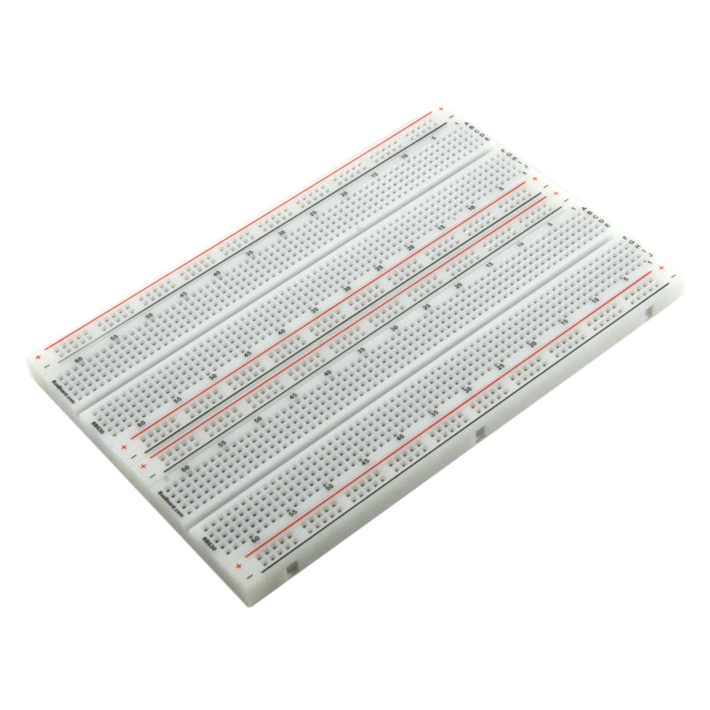 1660 tie-point Solderless Plug-in BreadBoard with power rails 6.5 x 4.3 x 0.3in