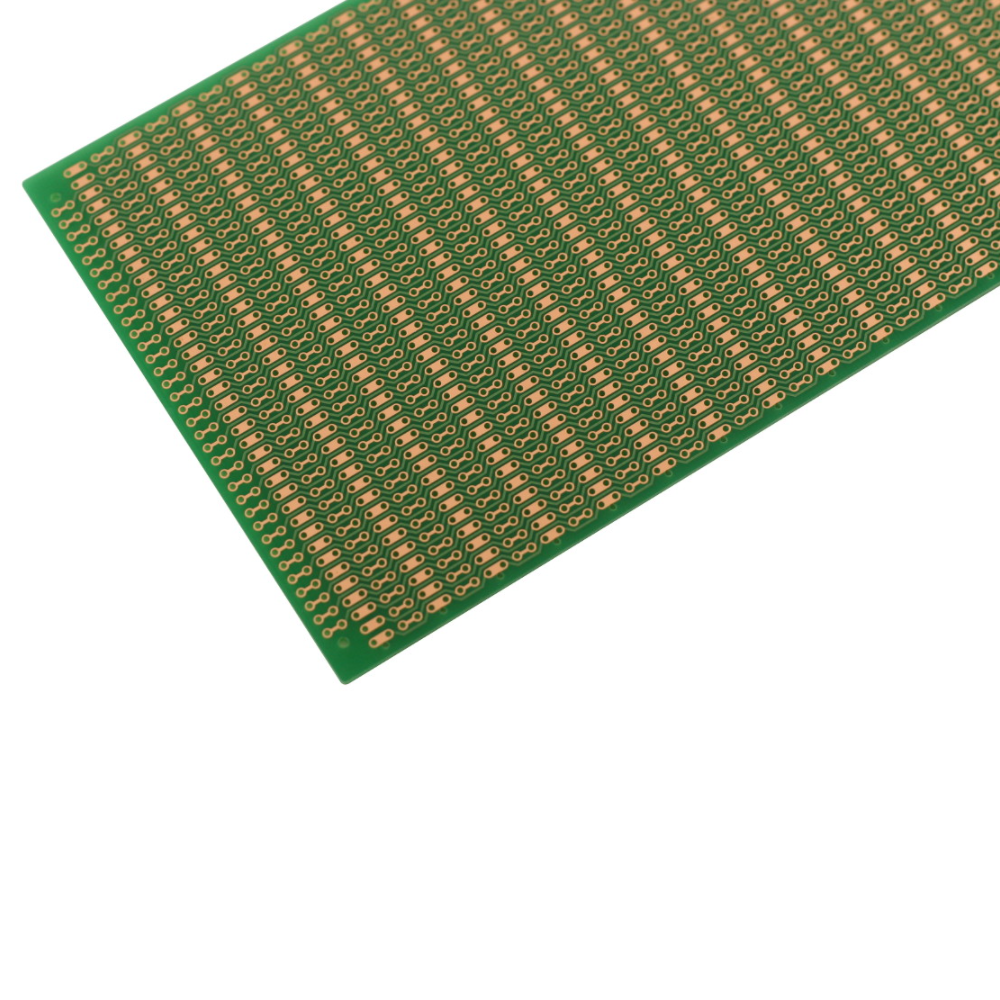 BB3U BusBoard-3U Zig-zag Busses Soldermask Accepts DIN Conn