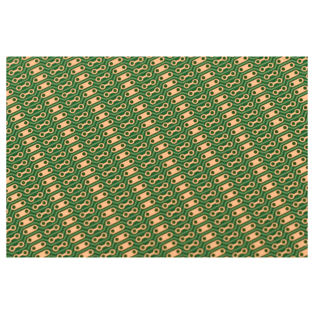 BB3U BusBoard-3U Zig-zag Busses Soldermask Accepts DIN Conn