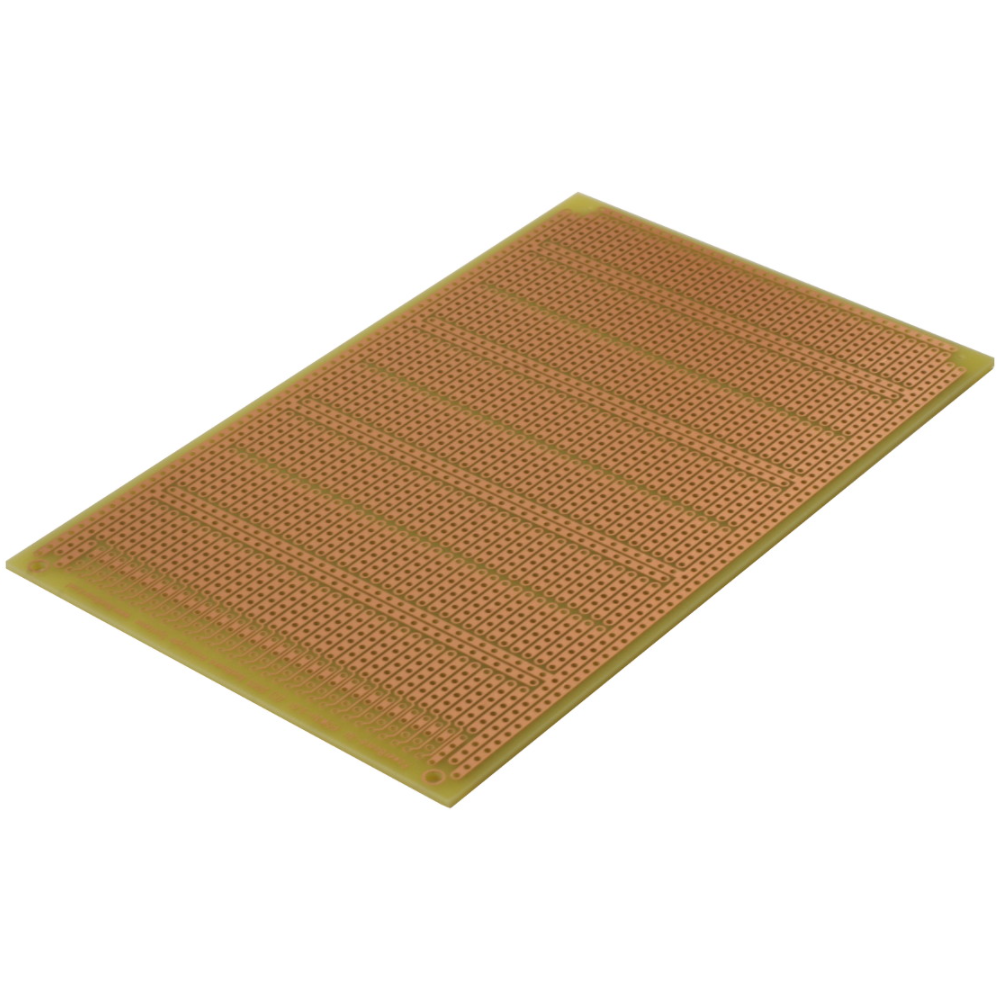 PowerBoard-3U with 6-hole strips and interleaved power rails
