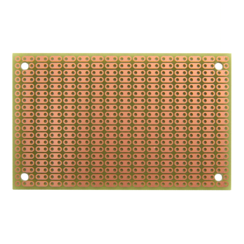 ProtoBoard-2H Size1 Bande de 2 trous 4 trous de montage 50 x 80mm