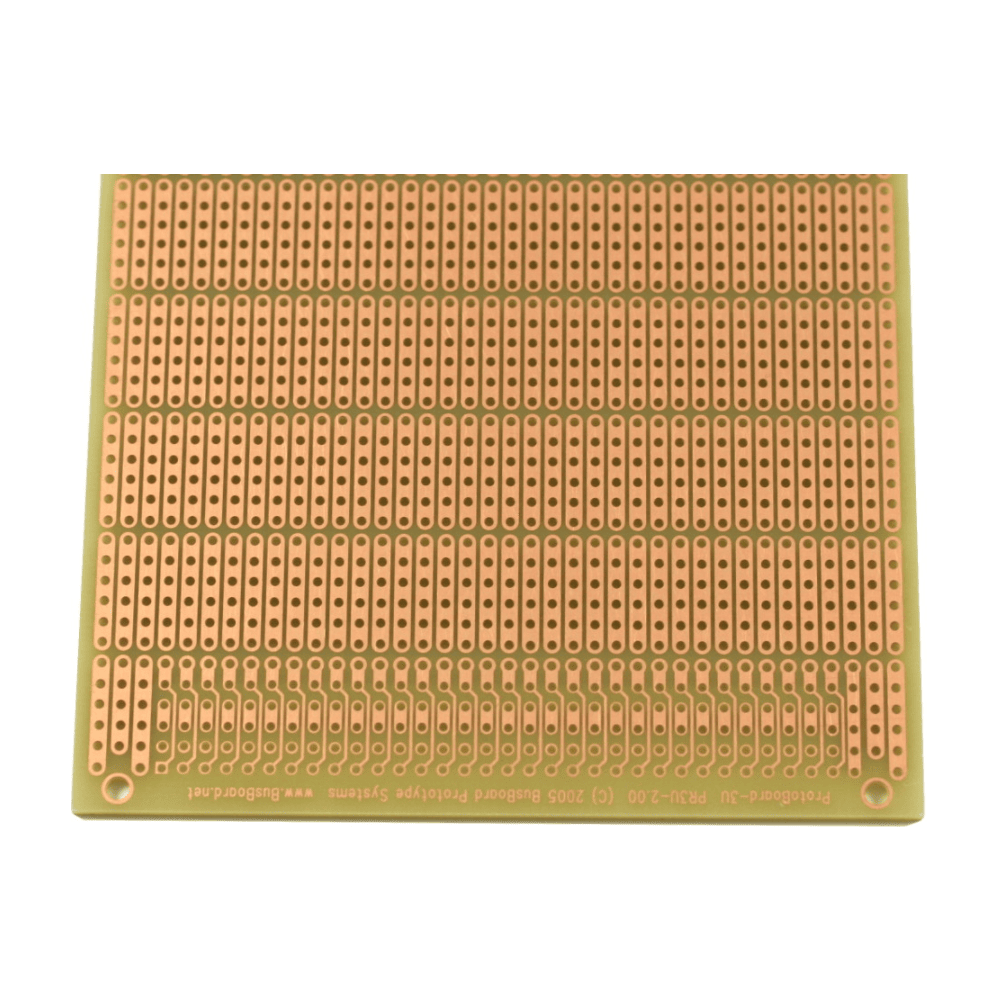 ProtoBoard-6H-3U Bande à 6 trous, accepte les connecteurs DIN 100 x 160 x 1,6mm