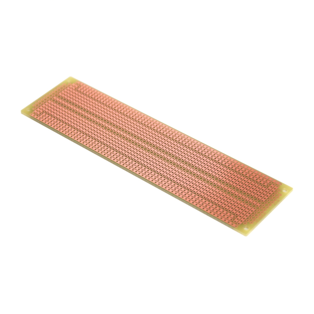 Solderable PCB BreadBoard for permanent 830 tie-point breadboard projects 7.05 x 1.85 x 1/16