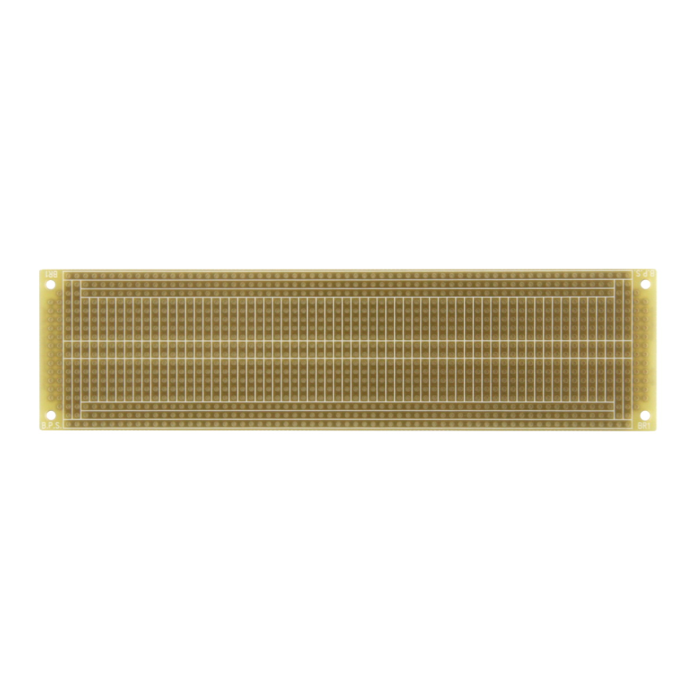 Solderable PCB BreadBoard for permanent 830 tie-point breadboard projects 7.05 x 1.85 x 1/16