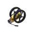 DC Motor with wired power connector and two grippy wheels