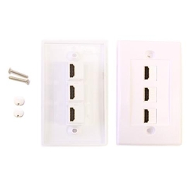 Ensemble de Plaque Murale HDMI 3 Ports