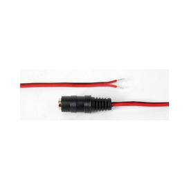 Cordon d'alimentation à barillet, fiche à barillet 2,1 mm à extrémité libre 3 ft 914,4 mm - Rouge et noir