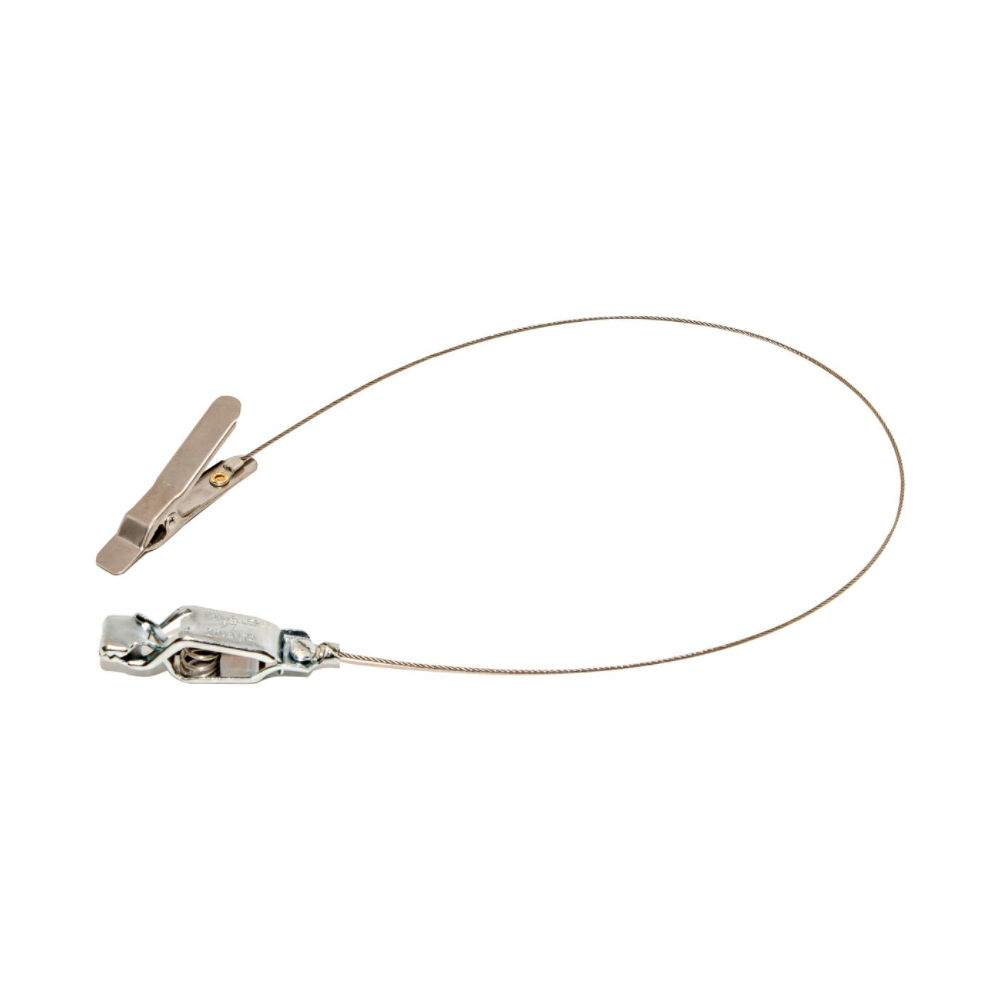 Ground Strap Flat Nose Clip to Fixture Clip 18