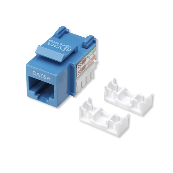 Cat5e Keystone Jack - Blue